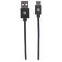 MANHATTAN USB 2.0 Typ C-Kabel C-Stecker/A-Stecker 2m schwarz (354929)