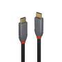 LINDY USB 3.1 Kabel Typ C/C 5A PD Anthra Line M/M 1m (36901)
