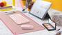 Logitech Desk Mat Studio Series - Pink - Monochromatic - Nylon - Polyester - Non-slip base