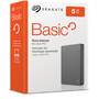 Seagate Basic - 5000 GB - 2.5" - 3.2 Gen 1 (3.1 Gen 1) - Silver