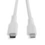 LINDY 2m USB C an Lightning Kabel, weiß (31317)