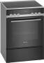 Siemens iQ500 HK9S5A240 - Freestanding cooker - Black - Rotary,Touch - Front - 1.2 m - Electronic