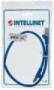 INTELLINET Netzwerkkabel Cat6 S/FTP CU LS0H 0,5 m Blau RJ-45 Stecker / RJ-45 Stecker Vergoldete Kont