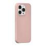 dbramante Monaco Silkon Case mit MagSafe für iPhone 15 Pro, pink sand