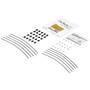 STARTECH.COM Security Tether Cable - 10 Pack Universal Steel Anti-Theft Cables - Adjustable - Heat S