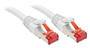 Lindy Rj45/Rj45 Cat6 0.3m - 0.3 m - Cat6 - S/FTP (S-STP) - RJ-45 - RJ-45 - White