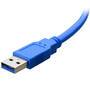 Techly USB3.0 Kabel Stecker Typ A-Stecker Micro B, 2m blau (ICOC-MUSB3-A-020)