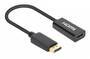 MANHATTAN 4K60Hz Aktiver DisplayPort auf HDMI-Adapter DisplayPort-Stecker auf HDMI-Buchse Kabeladapt