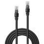 LINDY Patchkabel Cat6 U/UTP schwarz      0.50m (48076)