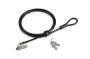 Kensington Slim NanoSaver® 2.0 Keyed Laptop Lock - 1.8 m - Kensington - Key - Carbon steel - Black - Silver