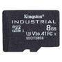KINGSTON 8GB microSDHC Industrial C10 A1 pSLC Card Single Pack w/o Adapter (SDCIT2/8GBSP)