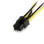 STARTECH.COM 6in SATA Power to 6 Pin PCI Express Video Card Power Cable Adapter (SATPCIEXADAP)