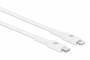 MANHATTAN Kabel USB-C auf Lightning 0,5m weiß (394505)