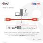 Club 3D USB2 Type-C Bi-Directional USB-IF Certified Cable Data 480Mb PD 240W 48V/5A EPR M/M - Cable - Digital
