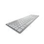Cherry KW 9100 SLIM FOR MAC - USB + Bluetooth - QWERTZ - Silver