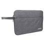 Manhattan Seattle Laptop Sleeve 14.5" - Grey - Padded - Extra Soft Internal Cushioning - Main Compartment with double zips - Zippered Front Pocket - Carry Loop - Water Resistant and Durable - Notebook Slipcase - Three Year Warranty - Sleeve case - 36.8 cm