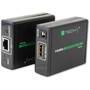 Techly IDATA-EXT-E70 - AV transmitter & receiver - 60 m - Wired - Black - HDCP