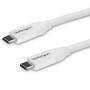 STARTECH.COM USB-C auf USB-C Kabel mit 5A Power Delivery - St/St - Weiss - 4m - USB 2.0 - USB-IF zer