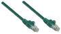 INTELLINET Patchkabel RJ45 U/UTP Cat5e  10m Hebelschutz grün (325943)