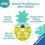 Ravensburger 4869 Play+ Rassel-Greifling: Ananas, Zahnungshilfe, Silikon Baby-Spielzeug ab 0 Monate