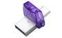Kingston DataTraveler microDuo 3C - 256 GB - USB Type-A / USB Type-C - 3.2 Gen 1 (3.1 Gen 1) - 200 MB/s - Other - Stainless steel - Purple