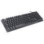 MANHATTAN USB-Gaming-Tastatur mit LEDs und Metallunterseite (178457)