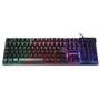 MANHATTAN USB-Gaming-Tastatur mit LEDs und Metallunterseite (178457)