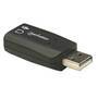 IC Intracom 150859 - USB-A - 2x 3.5 mm - Black