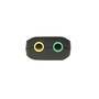 IC Intracom 150859 - USB-A - 2x 3.5 mm - Black