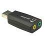 IC Intracom 150859 - USB-A - 2x 3.5 mm - Black
