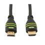 TECHLY HDMI High Speed mit Ethernet Anschlusskabel 15m schwarz 3fach geschirmt HDMI 19pol.Stecker au