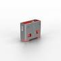 Lindy 10 USB Port Locks PINK no Key - Port blocker - USB Type-A - Pink - Acrylonitrile butadiene styrene (ABS) - 10 pc(s) - Polybag