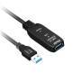 Club 3D USB 3.2 A Verlängerungskabel 5m aktiv 5 Gbps St/Bu retail - Cable - Digital