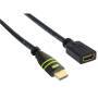 Techly High Speed HDMI Verlängerung mit Ethernet,4K@30Hz, 1, (ICOC-HDMI-4-EXT018)
