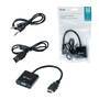 I-TEC Adapter HDMI zu VGA Aufloesung Full-HD 1920x1080/60 Hz Kabellaenge 15 cm vergoldeter HDMI-Stec