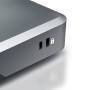 Alogic 100W USB-C DX3 Triple 4K Display Docking Station Space Gr Datenverteiler/Umschalter