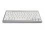 Bakker UltraBoard 950 Wireless - Mini - RF Wireless - QWERTY - Gray - White