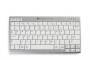 Bakker UltraBoard 950 Wireless - Mini - RF Wireless - QWERTY - Gray - White