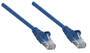 INTELLINET Netzwerkkabel Cat6A S/FTP CU LS0H 0,25m Blau RJ-45 Stecker / RJ-45 Stecker Vergoldete Kon