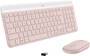 LOGITECH MK470 Slim Combo - ROSE - (DE) - CENTRAL-419 (920-011314)