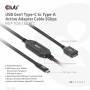 Club 3D Kabel USB 3.2 Typ C<> A 5Gbps St/Bu 10m retail - Cable - Digital