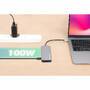MANHATTAN USB-C 8-in-1-Dockingstation mit Power Delivery 100 W Typ C-Stecker auf HDMI 4K30Hz 3x USB-