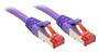 LINDY Cat.6 S/FTP Kabel, violett, 1m Patchkabel (47822)