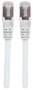 INTELLINET Netzwerkkabel Cat6 S/FTP LS0H 7,5m Weiss RJ-45 Stecker / RJ-45 Stecker Vergoldete Kontakt
