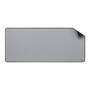 Logitech Desk Mat Studio Series - Grey - Monochromatic - Nylon - Polyester - Rubber - Non-slip base