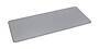 Logitech Desk Mat Studio Series - Grey - Monochromatic - Nylon - Polyester - Rubber - Non-slip base