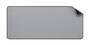 Logitech Desk Mat Studio Series - Grey - Monochromatic - Nylon - Polyester - Rubber - Non-slip base