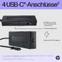 HP Inc. HP Notebook Dockingstation USB-C 4K USB-C Multiport Hub (6G843AA#ABB)