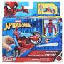 Hasbro Spiderman Web-Motorrad 10cm Fahrzeug und Figur