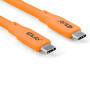 Club 3D Club3D Lifestyle USB-C Kabel  PD 240W,20Gbps  2m orangeSt/St retail (CAC-3000)